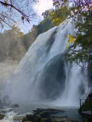 Khlong Lan Waterfall as seen from the last platform